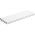 Étagère murale tablette murale étagère flottante étagère de rangement 60 x 20 x 3,8 cm mdf blanc 