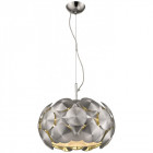 Suspension chrome chester 5 lumières