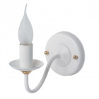 Applique murale blanche classic 1 ampoule 20 cm