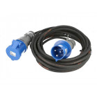 Rallonge electrique etanche monophasée 3x16a, 25 mètres