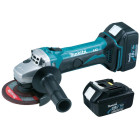 Coffret DGA452RFE meuleuse DGA452 + 2 x 3,0 Ah + chargeur + accessoires Makita