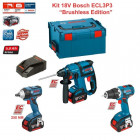Kit ECL3P3 perceuse-visseuse + visseuse chocs + perforateur + 3 x 5,0 Ah + chargeur + L-Boxx 238 Bosch