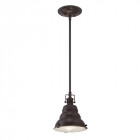 Suspension eastvale, bronze palladien, 1 ampoule, petite