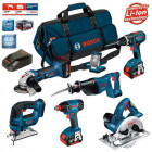 Kit 7 outils électroportatifs PSB7MXM3A Bosch (3 x 4,0Ah + chargeur + porte outils)
