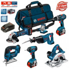 Kit 7 outils électroportatifs PSB7MM3A Bosch (3 batteries 4,0Ah + chargeur + porte outils)