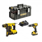 Kit DCK287M2 perforateur burineur + perceuse visseuse à percussion + 2 x 4,0 Ah + chargeur DeWalt