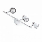 Spot blanc mika 3 ampoules h14,5 cm