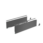 Profilé latéral de tiroir AvanTech YOU, hauteur 139 mm x NL 350 mm, Anthracite, gauche et droite - HETTICH - 9353432