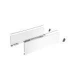Profilé latéral de tiroir AvanTech YOU, hauteur 139 mm x NL 400 mm, Blanc, gauche et droite - HETTICH - 9353395
