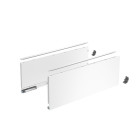 Profilé latéral de tiroir AvanTech YOU, hauteur 187 mm x NL 400 mm, Blanc, gauche et droite - HETTICH - 9353404