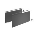 Profilé latéral de tiroir AvanTech YOU, hauteur 251 mm x NL 450 mm, Anthracite, gauche et droite - HETTICH - 9353450