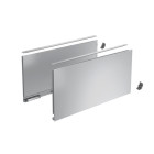 Profilé latéral de tiroir AvanTech YOU, hauteur 251 mm x NL 350 mm, Argent, gauche et droite - HETTICH - 9353372