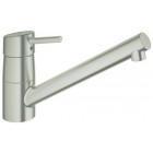 GROHE Nouveau Concetto Mitigeur évier bec bas finition acier brossé 32659DC1 (Import Allemagne)