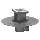 Wirquin 30718095 siphon de sol douche à l'italienne tourbillon d40