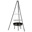 Landmann barbecue suspendu classic avec grille de 50 cm de diamètre import allemagne
