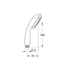 GROHE Nouvelle Tempesta Douchette 1 jet 27852000 (Import Allemagne)