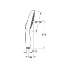 GROHE 27672XH0 Power&Soul 130 Douchette à main