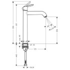 Hansgrohe 14151000 mitigeur lavabo sportive xl régulation du débit