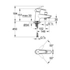 Grohe eurostyle mitigeur bain/douche mono trou 33614001 (import allemagne)