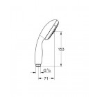 GROHE Nouvelle Tempesta Douchette 4 jets 28578001 (Import Allemagne)
