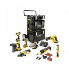Kit 8 outils électroportatifs DCK897P4 + 4 batteries 5,0 Ah + DCB102 + 1-70-349 DeWalt