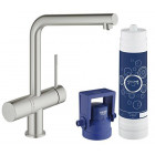 GROHE Blue Mitigeur évier avec système de filtration d'eau Minta Pure 31345DC2 Import Allemagne