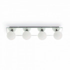 Applique salle de bains chrome lass 4 ampoules