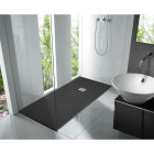 Mitola receveur en résine composite liwa 120x90 anthracite