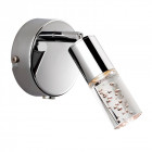 Applique led focus, chrome et acrylique