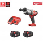 Kit M18FPDP2-SK perceuse à percussion M18FPD + 2 x 5,0Ah + chargeur Milwaukee