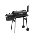 Grillchef 11401 tennessee 100 smoker barbecue à charbon acier noir 116 x 115 x 65 cm