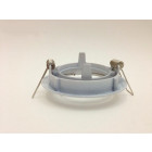 Support spot rond orientable blanc