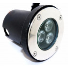 Spot extérieur encastrable sol led 3w ip65 80 - couleur eclairage au choix