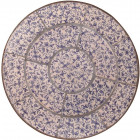 Table en céramique et fer forgé