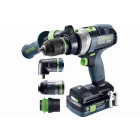 Perceuse-visseuse à percussion sans fil tpc 18/4 5.0/4.0 i-set/xl festool - 577622