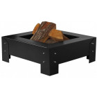 Brasero en acier peint pieds cloutés 70 cm