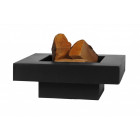 Brasero en acier peint plateau design 60 cm