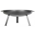 Brasero rond en acier 3 pieds fins 60 cm