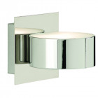 Applique wall 8 cm, en chrome et verre
