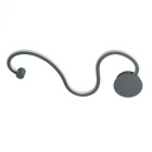 Plafonnier gris techno   4 cm
