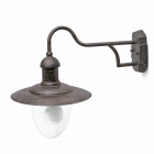 Aplique murale de jardin marron mitra 1 ampoule