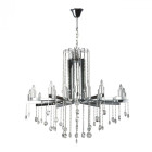 Chandelier chromé crystal 18 ampoules 205 cm Chandelier chromé crystal 18 ampoules 205 cm