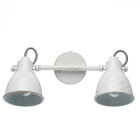 Spot blanc techno 2 ampoules 16 cm
