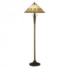 Lampadaire jamelia, verre et résine