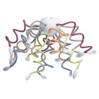 Plafonnier multicouleur megapolis 15 ampoules 90 cm