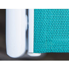 Bain de soleil multipositions en aluminium et polyester bleu l.199 cm sunny
