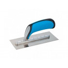 Ox p01380875x 200mm 8``petit en acier inoxydable duragrip pro truelle à crépir-bleu