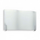 applique murale nickel mat ola 2 ampoules