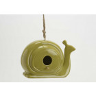 Nichoir escargot en porcelaine