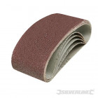 5 bandes abrasives 60 x 400 mm Grain 60 SILVERLINE 603333